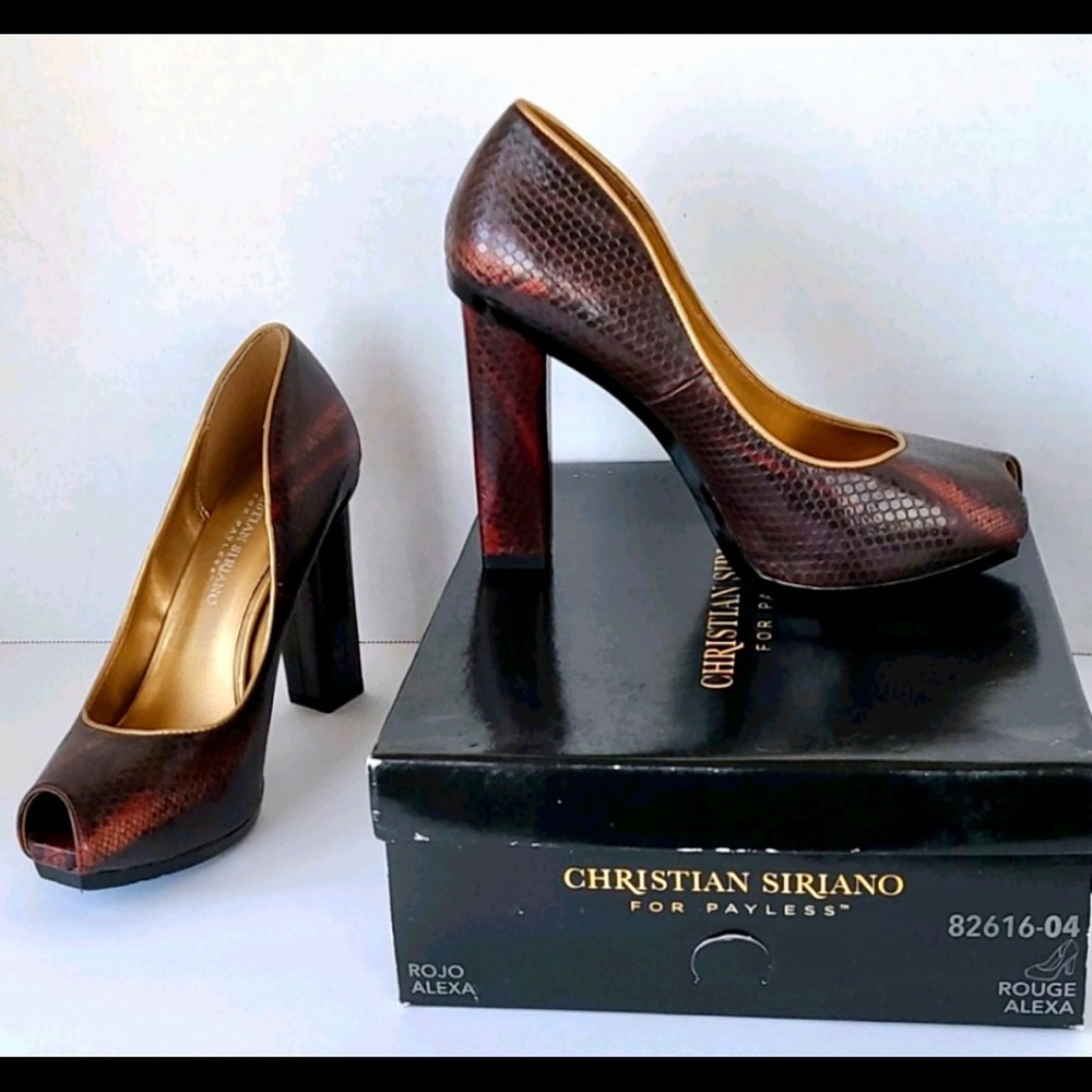 Christian Siriano PeepToe Pumps